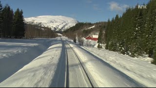 956 Hours Train Journey to the Norwegian Arctic Circle WINTER 1080HD SlowTV [upl. by Reeve]