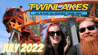 TWINLAKES THEME PARK VLOG  July 2022 [upl. by Siekram472]