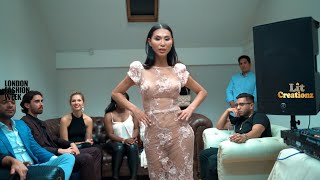 London Fashion Week in house Fashion show AK premiere collection 18 [upl. by Kammerer]