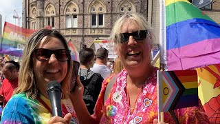 Thousands flock to Cardiff for Pride Cymru 2023 [upl. by Kisor]