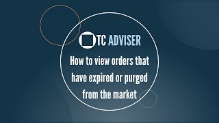 TradeCentre  Placing and managing orders [upl. by Suinuj40]