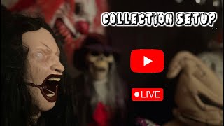 Animatronic Collection Setup Stream  Nightmare Harvester Lurching Vampire amp Video Teasers [upl. by Trinette]