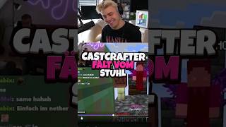 CastCrafter fällt vom Stuhl😂😳 [upl. by Adorl]