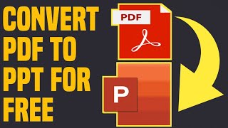 How to convert pdf to ppt without changing font for free [upl. by Farny619]