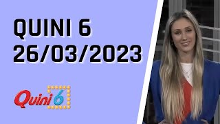 Quini 6 en vivo 26032023  Resultados del sorteo quini 6 del Domingo 26 de Marzo del 2023 [upl. by Richmound]