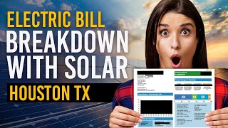 What Solar Panels do to Your Electric Bill in Houston TX [upl. by Rodrich]