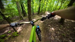 gone downhillin’ at Kanuga bike park [upl. by Llertram]