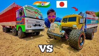 RC Fastest Turbo Titan Vs Tata 1210 Truck Unboxing amp Testing  Chatpat toy tv [upl. by Ko]