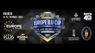 Gi  Day 1 – Mat 2 EUROPE BJJ CUP Gi amp NoGi 2023 [upl. by Severen]