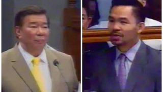 Pacquiao tells Drilon Use your common sense [upl. by Nichole]