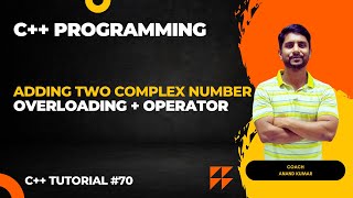 Adding Complex Number  Using Overloading  Operator  C In Hindi [upl. by Kina]