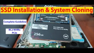 SSD Installation amp Cloning [upl. by Nanaek]