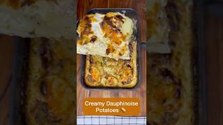 Tastiest Dauphinoise Potatoes🥔creamy potatorecipe gourmet cooking delicious comfortfood [upl. by Aushoj614]