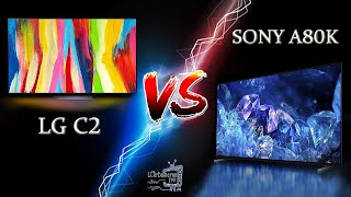 Sony A80K Vs LG OLED C2 ¿Cuál es la mejor [upl. by Golter]