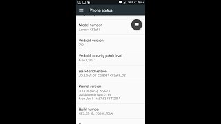 Install Lenovo k6 note android 7 nougat update [upl. by Eciruam]