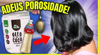 MELHOR NUTRIÇÃO DO MUNDO Nunca Mais Seu Cabelo Ficará Ressecado e Poroso [upl. by Hackett]