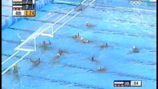 Waterpolo  2004 olympic final last 10 min [upl. by Lyndes]