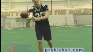 Punting the football with Travis Dorsch Ray Guy Award winning punter [upl. by Sarchet630]