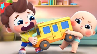 Play with Toys Gently  Sharing is Caring  Good Habits  Nursery Rhymes amp Kids Songs  BabyBus [upl. by Jackquelin309]