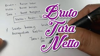 Bruto Tara dan Netto [upl. by Gennifer]