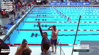 Mens 200 Freestyle Even Heats 252  USMS 2024 Spring Nationals  Indianapolis IN [upl. by Nyre]