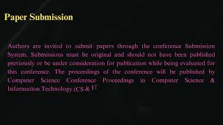 Call for Papers  WiMoA 2024 [upl. by Marlon]