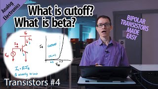 Simple bipolar circuits Cutoff and beta 4Transistors [upl. by Eidnas]