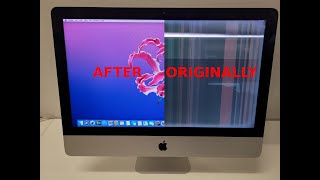 215quot iMac A1418 Screen Replacement  500GB SSD [upl. by Asertal]