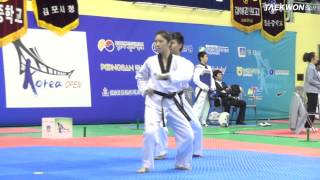 7th Korea Open Taekwondo Championships Under 29 Pair TAIWAN TSAI Tiencheng and CHEN Hsiangting [upl. by Vicky]