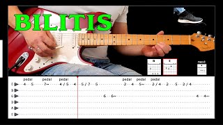 BILITIS  Guitar lesson with tabs  The Shadows [upl. by Herates639]