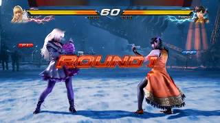 Tekken 7  WAIFU BATTLE  Tanukana vs Kashieca  Rev Major 2017 [upl. by Yeltihw]