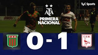 Agropecuario 0 VS Deportivo Morón 1  Fecha 7  Primera Nacional 20192020 [upl. by Philbrook]