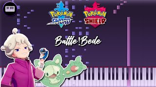 Pokémon Sword amp Shield  Bede Battle Theme Battle Bede  Piano CoverTutorial  MidiSheets [upl. by Sedgewinn]