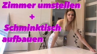 3 Monate lang warten 🤯😡 Zimmer umstellen amp Schminktisch aufbauen ✨ [upl. by Aremus]