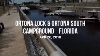 Ortona Lock amp Ortona South Campground Florida [upl. by Mosora]