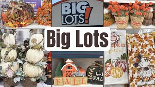 🍂🍁 Shop with me at Big Lots  FALL Vibes  Big Lots haul 2024  Fall decor 2024  Fall Inspo 2024 [upl. by Jenine1]