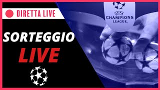 🔴 Sorteggio Champions League in DIRETTA e LIVE reaction lavversaria dellInter agli ottavi [upl. by Ecinnaj]