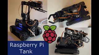 Adeept RaspTank  Raspberry Pi Robot with Tracks and Robotic Arm  Assembly and Demo [upl. by Ahtiuqal]