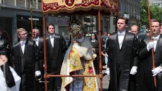 FSSPX Sacramentsprocessie Antwerpen 2019 [upl. by Gebler843]