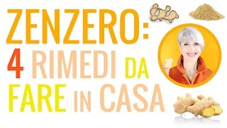 ZENZERO PROPRIETA e 4 CONSIGLI per usarlo a CASA come RIMEDIO NATURALE [upl. by Yemac]