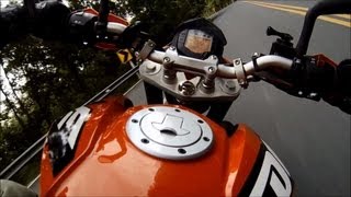 Doi Suthep Circuit 743 KTM 200 Duke motorcycle hillclimb Chiang Mai Thailand [upl. by Iasi]