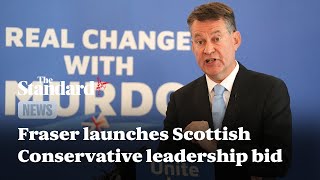 Murdo Fraser launches bid to become Scottish Conservative leader [upl. by Iat]