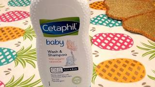 Cetaphil Baby Wash amp Shampoo Face amp Body REVIEW tear free formula [upl. by Rabi]