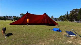 Stretch tent setup and installation video [upl. by Ashman]