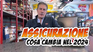 ASSICURAZIONI COSA CAMBIA nel 2024 Nuove regole per assicurare auto e moto in Italia con Regole UE [upl. by Jessy]