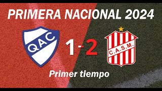 Quilmes vs San Martín T  Primera Nacional 2024 Zona A Fecha 24 Primer Tiempo [upl. by Rina]