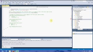 How to add OAuth and openID using Aspnet MVC 5 [upl. by Eynttirb]