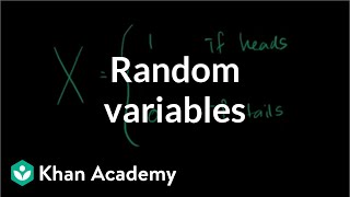 Random variables  Probability and Statistics  Khan Academy [upl. by Ahgem]