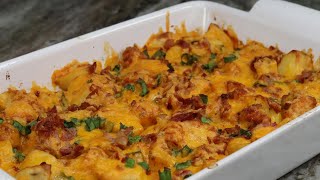 Easy and Delicious Potato and Chicken Casserole Recipe  How To Make Potato Casserole [upl. by Halak]