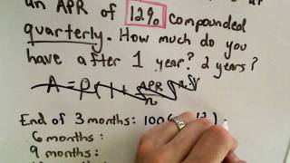 Compound Interest  More than Once Per Year [upl. by Bael]